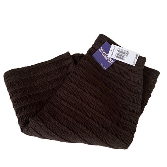 Vivienne Tam Urban Jungle Brown Cotton Women's Skirt Size Petite Small NWT - Picture 1 of 12